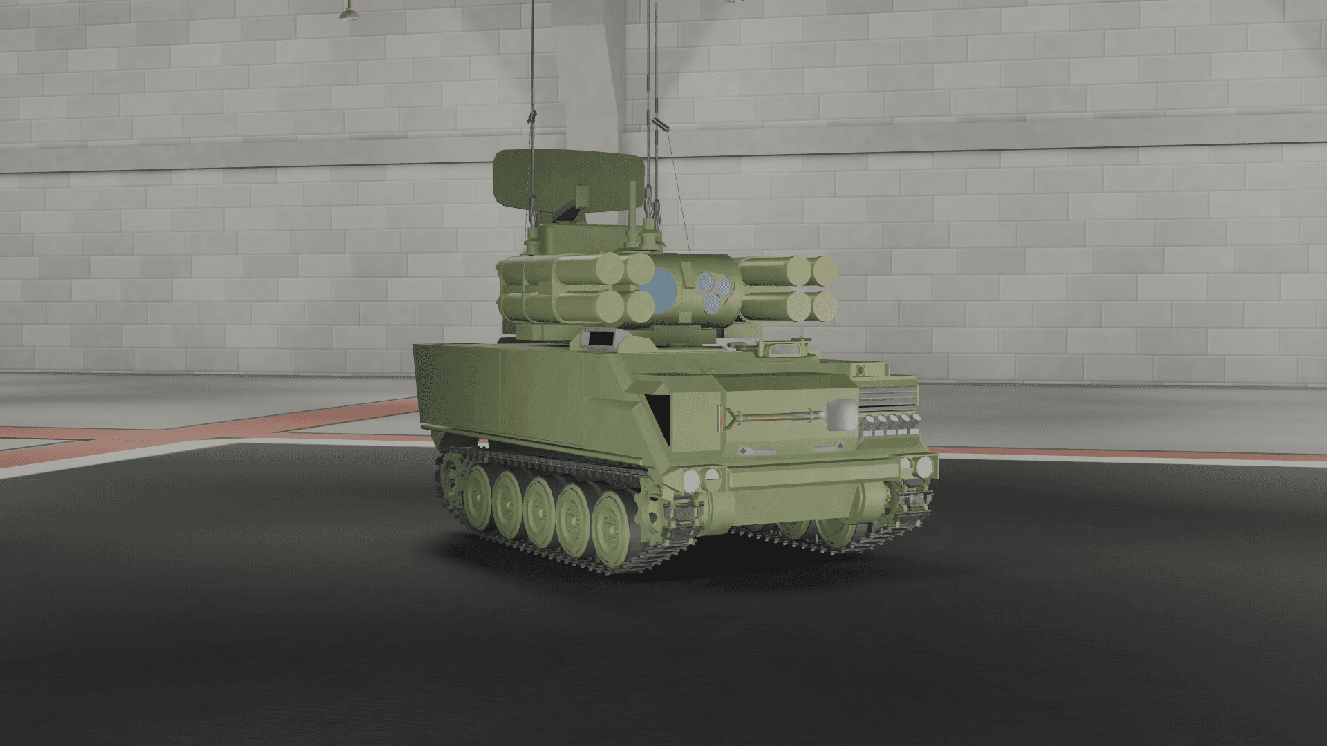 Image of the "Air Defense Anti Tank System" in Multicrew Tank Combat on Roblox