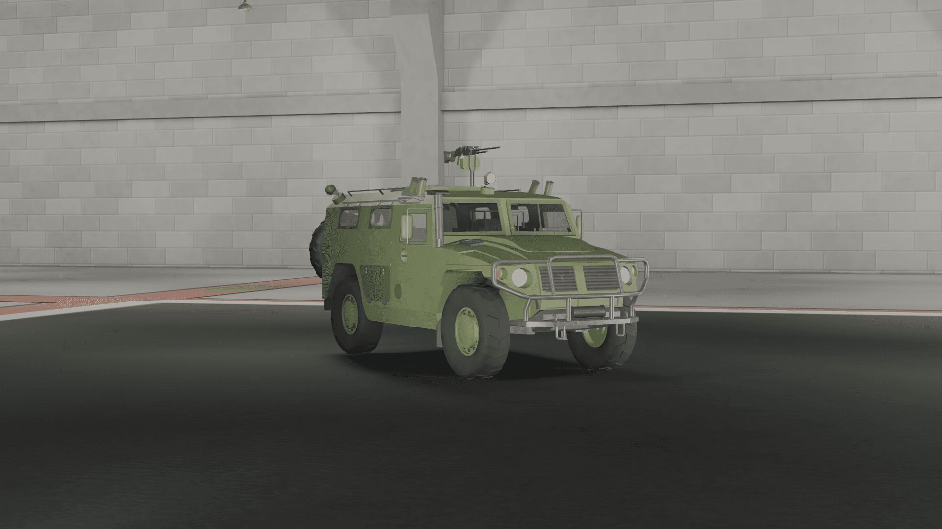 Image of the "GAZ Tigr M" in Multicrew Tank Combat on Roblox
