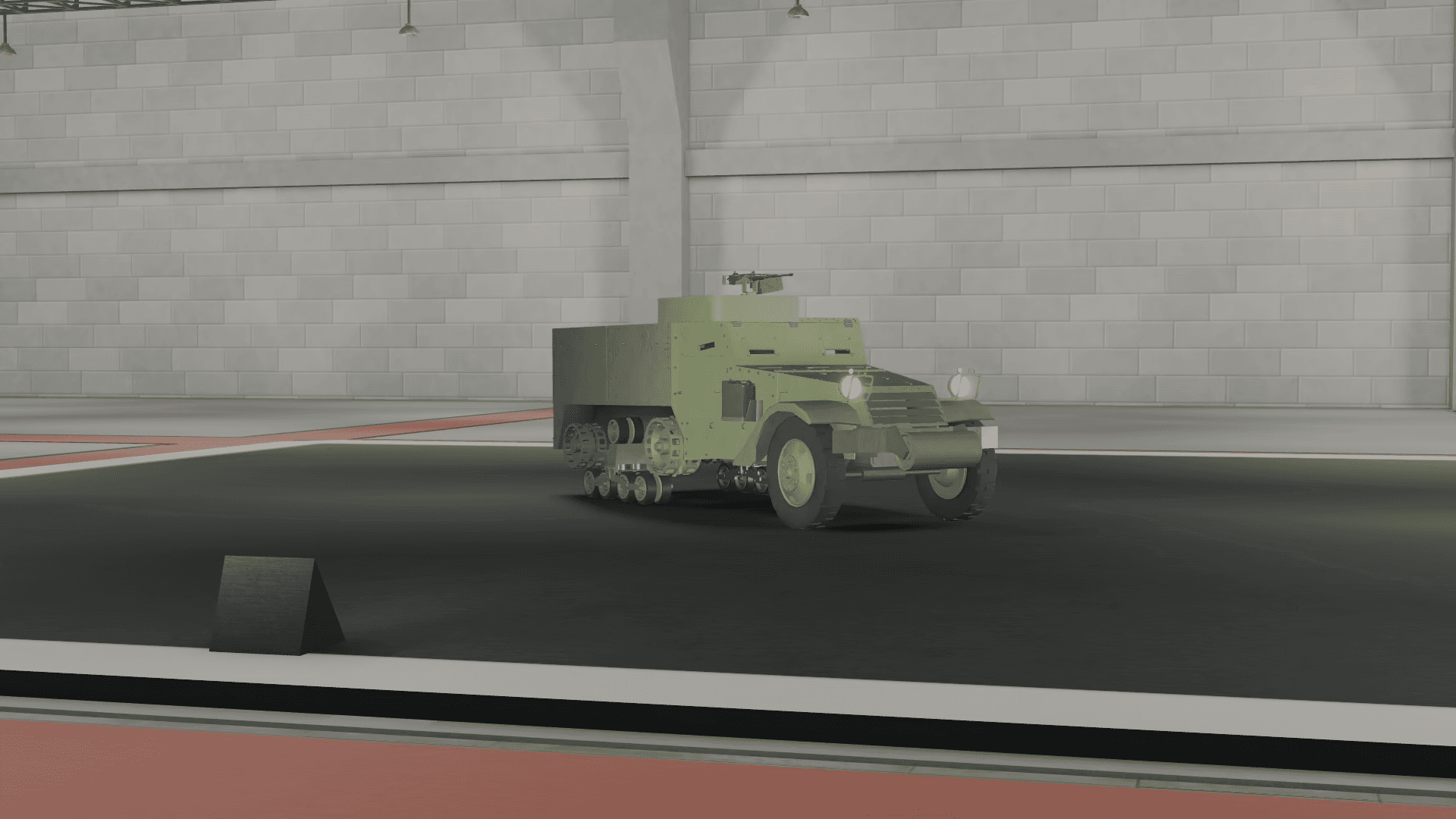Image of the "M3 half-track" in Multicrew Tank Combat on Roblox