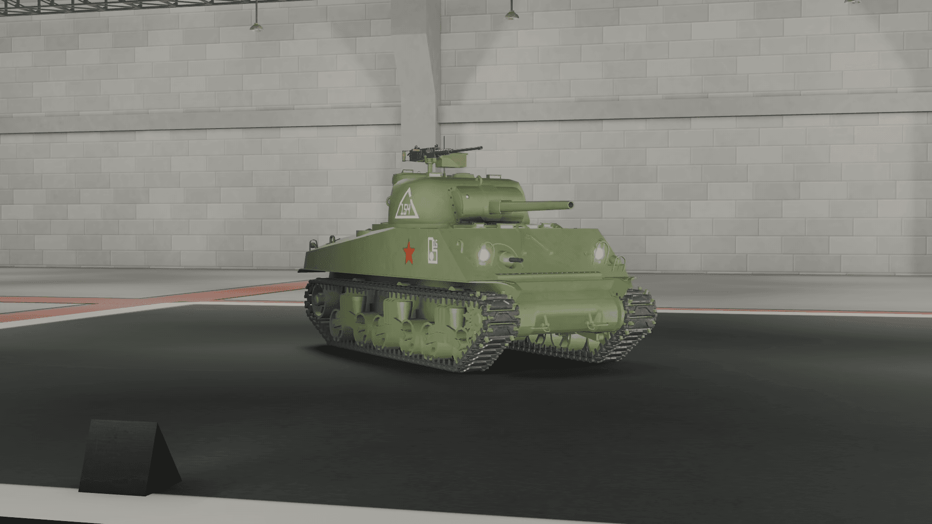 Image of the "M4A2 Sherman" in Multicrew Tank Combat on Roblox