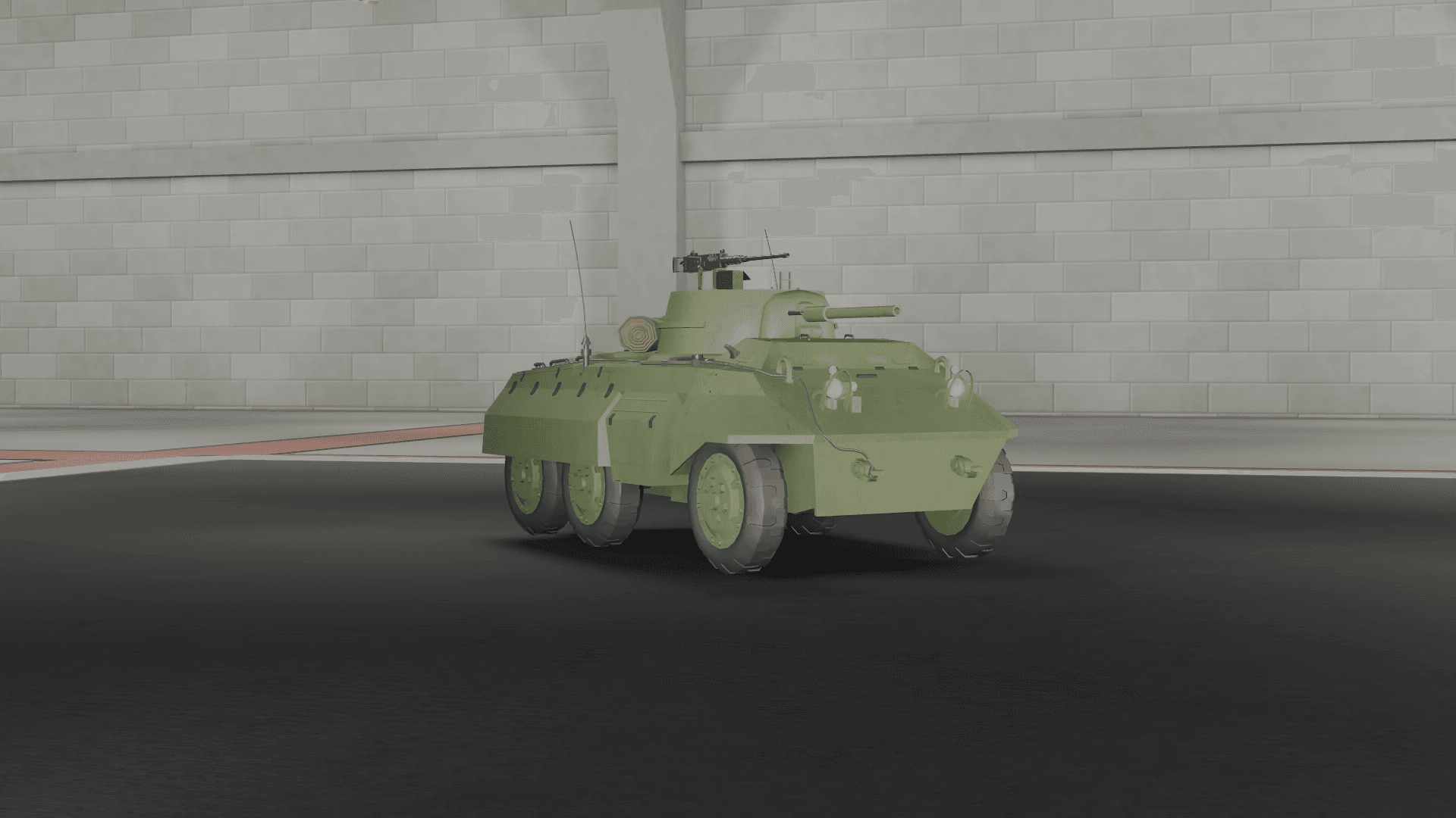 Image of the "M8 Greyhound" in Multicrew Tank Combat on Roblox