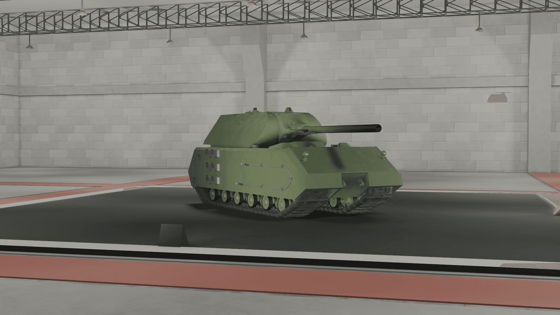 Image of the "Maus" in Multicrew Tank Combat on Roblox