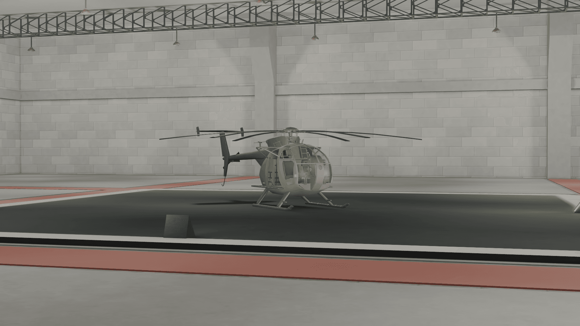 Image of the "MH-6 Little Bird" in Multicrew Tank Combat on Roblox
