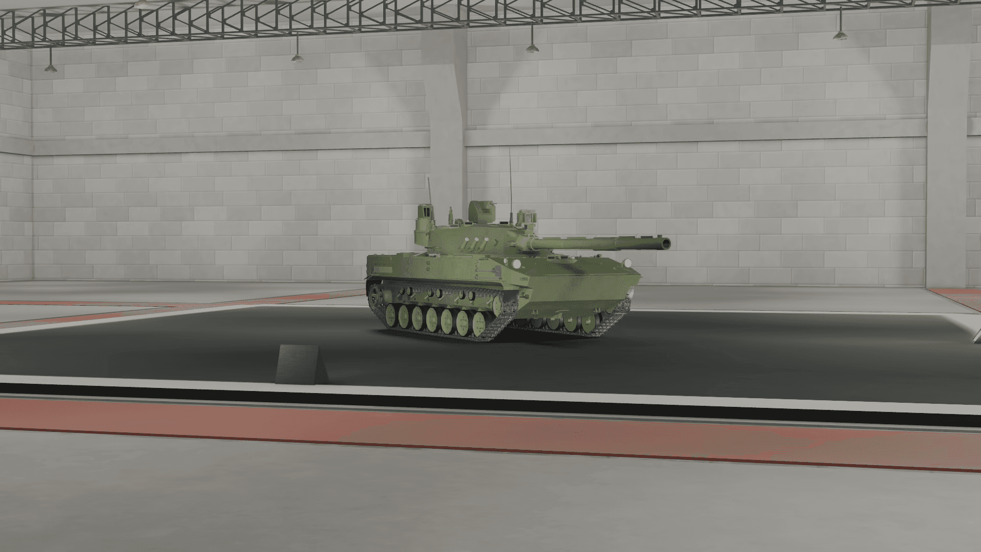 Image of the "Sprut-SDM1" in Multicrew Tank Combat on Roblox