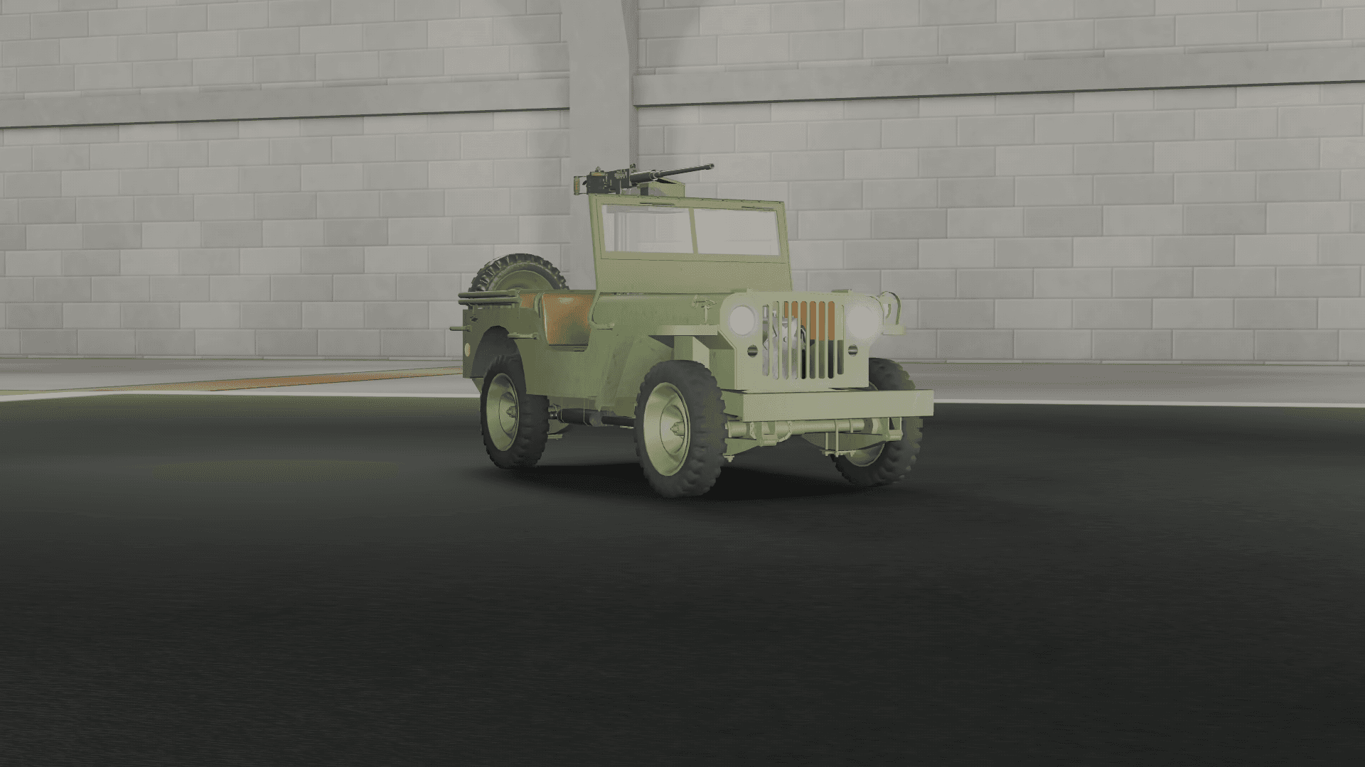 Image of the "Willys MB" in Multicrew Tank Combat on Roblox